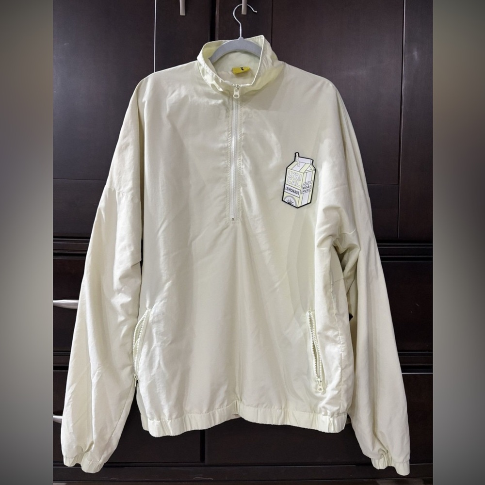 Lyrical Lemonade Cream Windbreaker Jacket